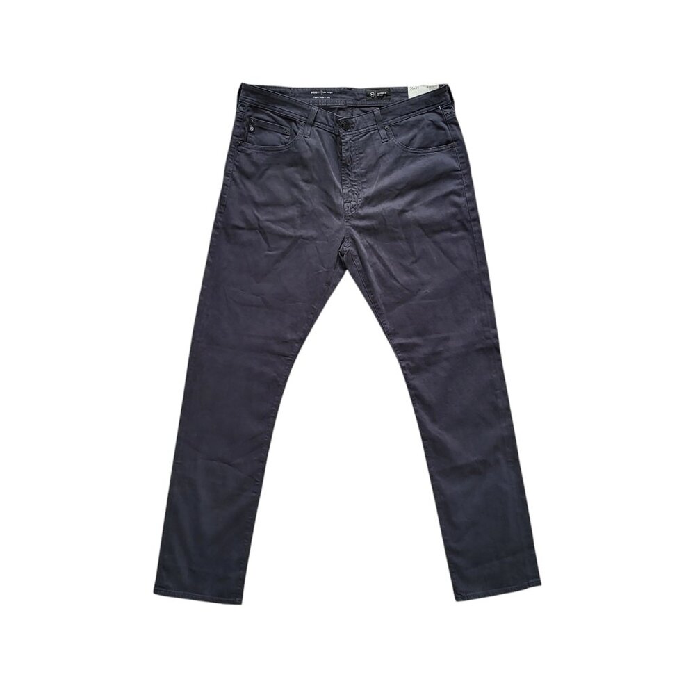 Adriano Goldschmied The Everett Sueded Stretch Sateen Pants in Grey Men's 36X34